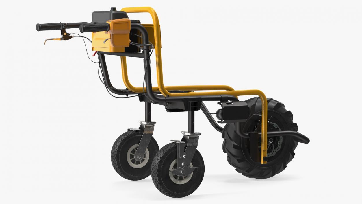 3D Motorized Electric Wheelbarrow Frame