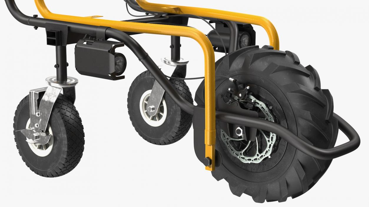 3D Motorized Electric Wheelbarrow Frame