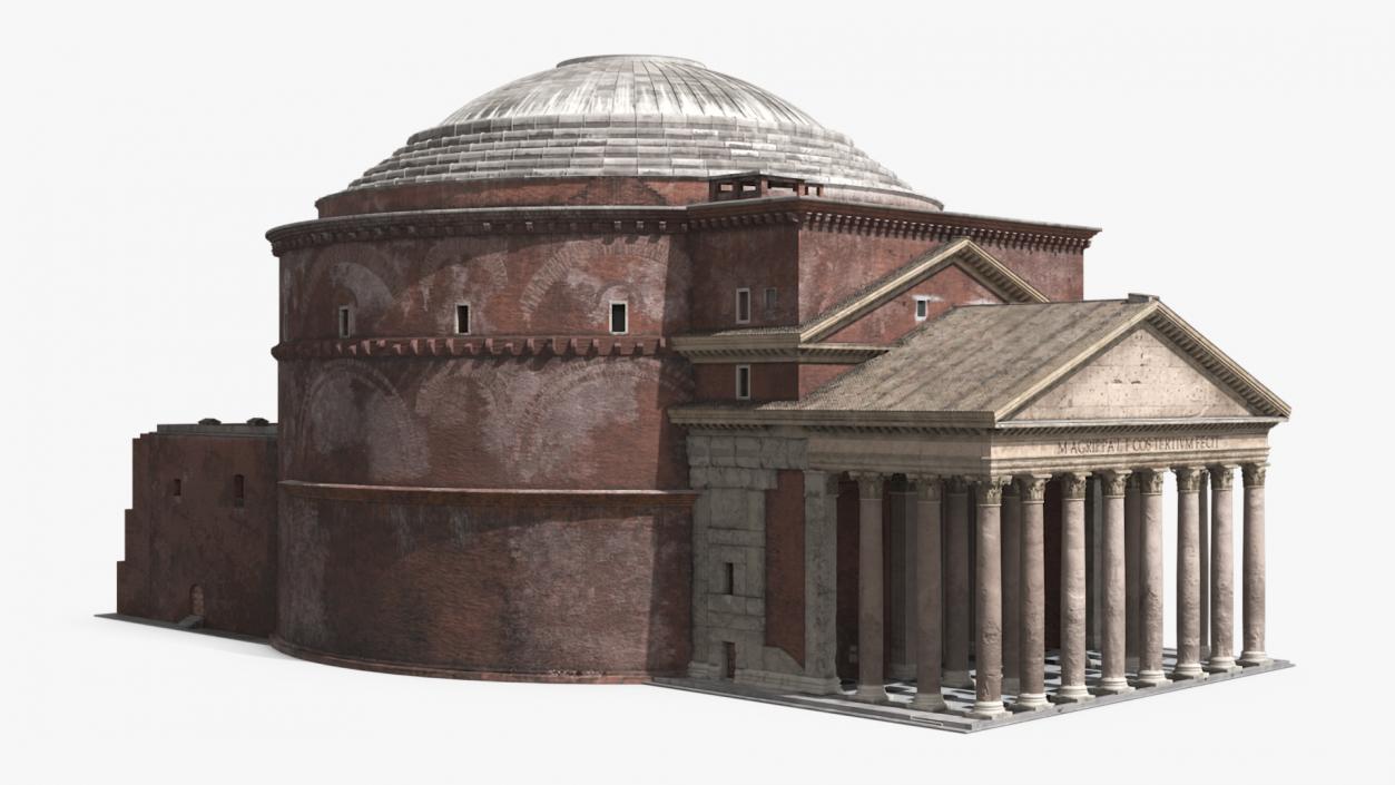 3D Ancient Roman Pantheon Building