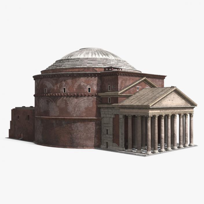 3D Ancient Roman Pantheon Building