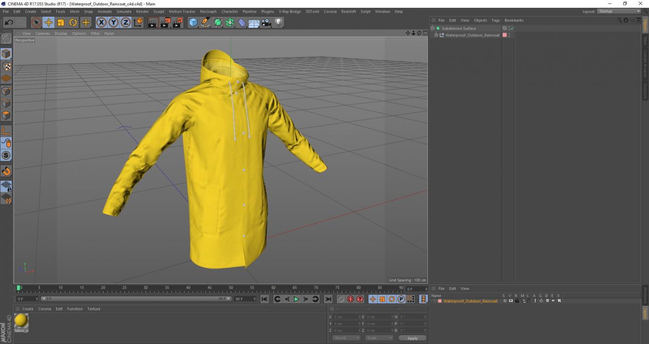 Waterproof Outdoor Raincoat 3D