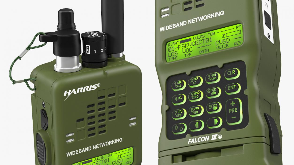 3D L3Harris Falcon ANPRC-152A Wideband Networking Handheld Radio