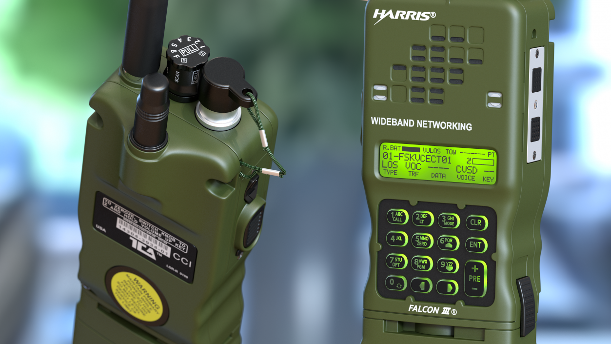 3D L3Harris Falcon ANPRC-152A Wideband Networking Handheld Radio