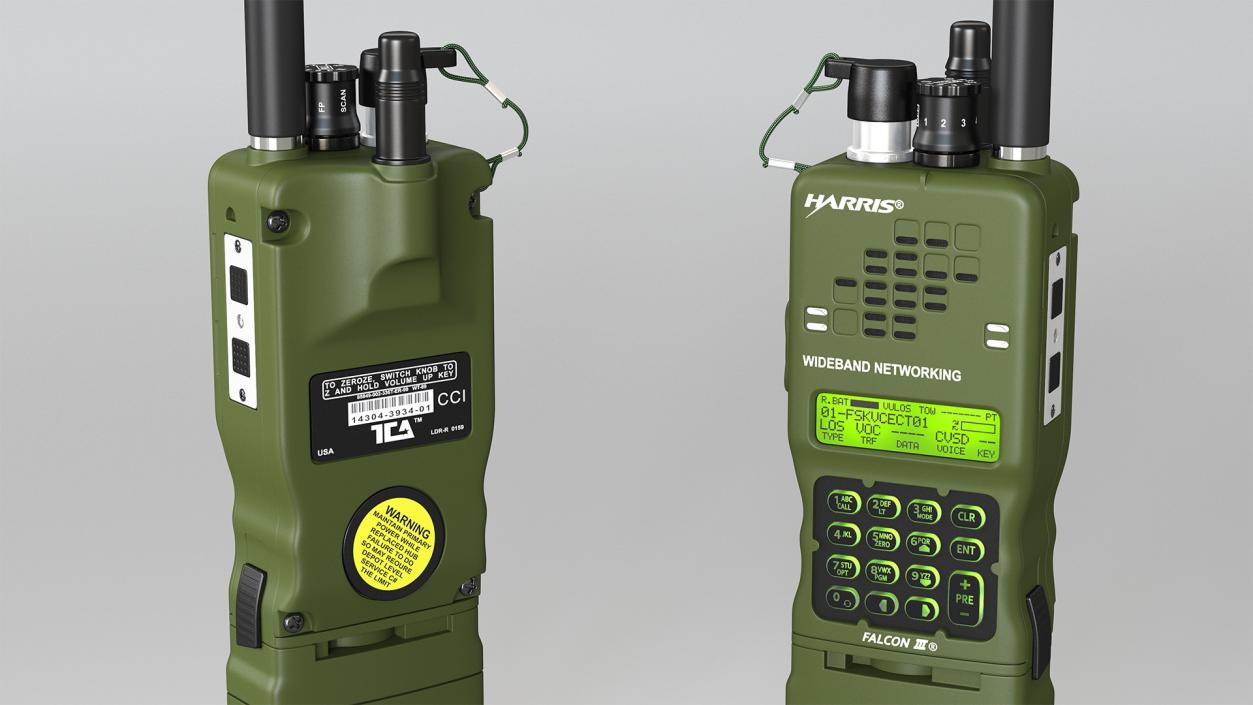 3D L3Harris Falcon ANPRC-152A Wideband Networking Handheld Radio