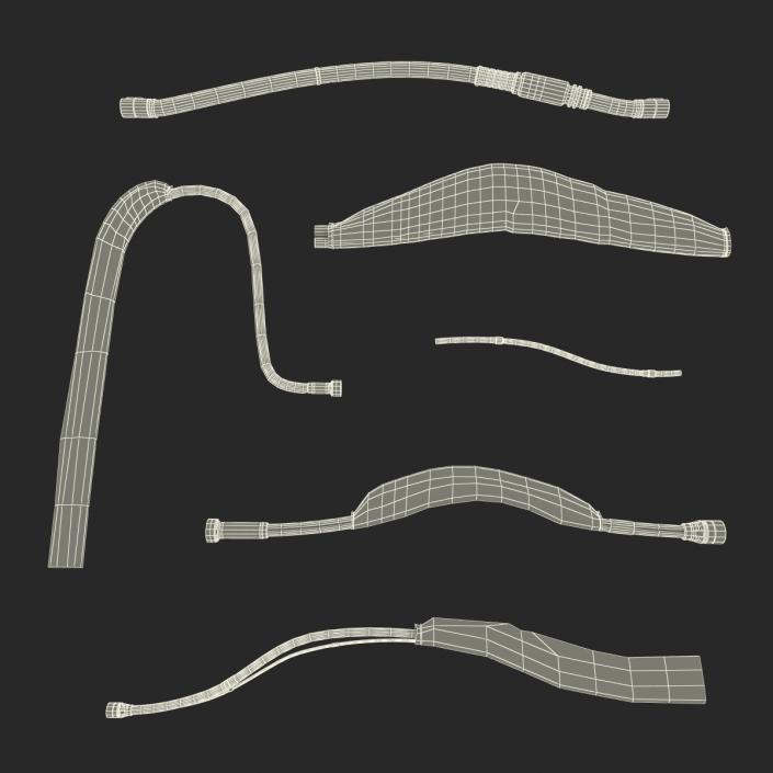 3D Industrial Cables Set 2 model