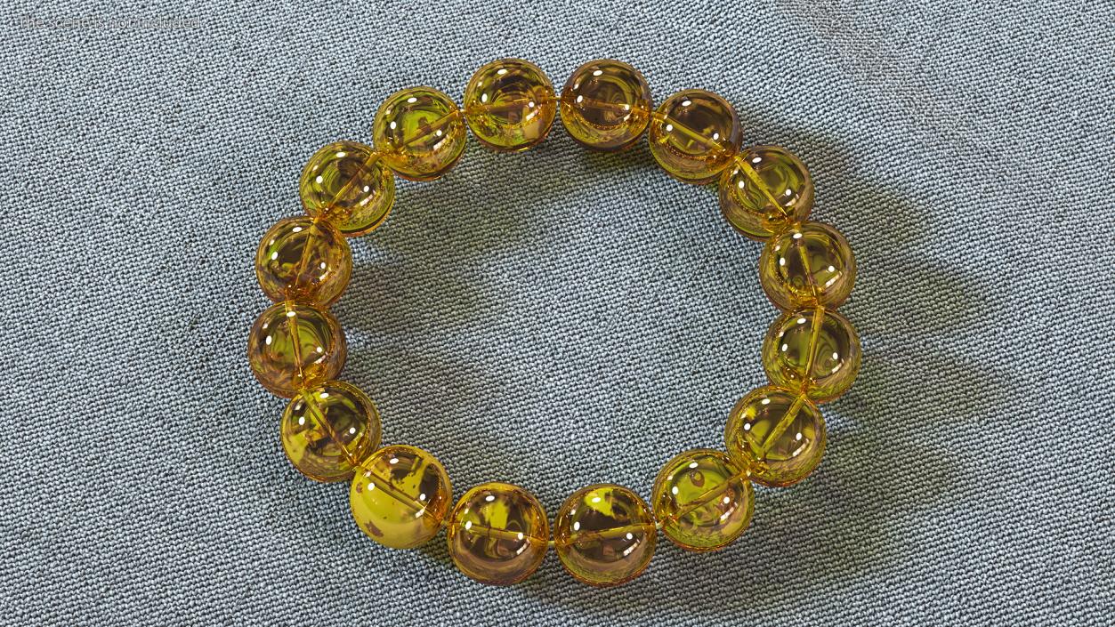 Amber Bracelet 3D model