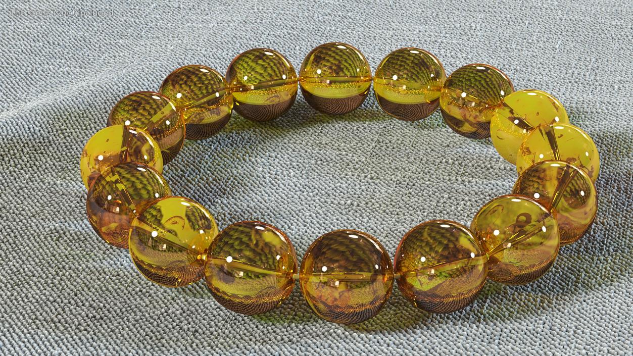 Amber Bracelet 3D model