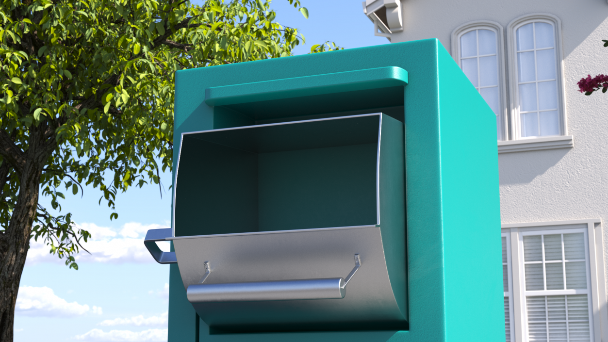 3D Drop Box Open model