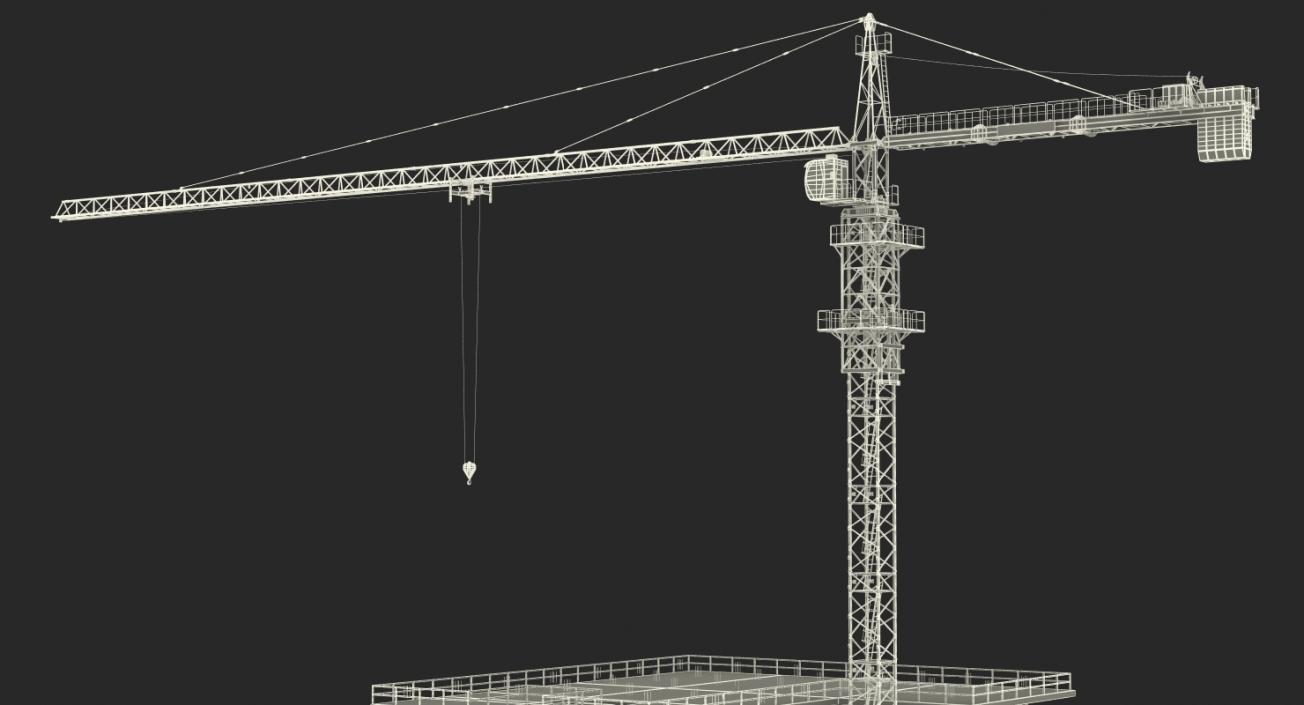 3D Building Construction 2 with Equipment model