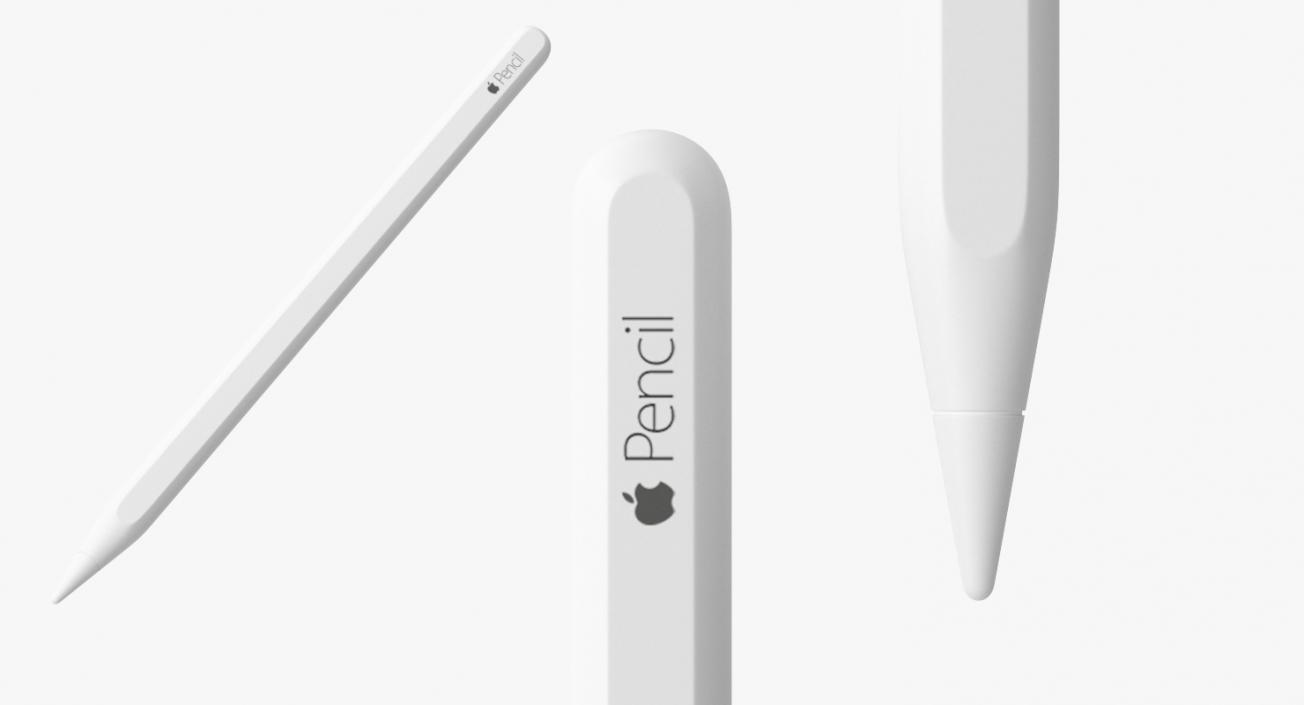 3D Apple iPad Pro with Pencil