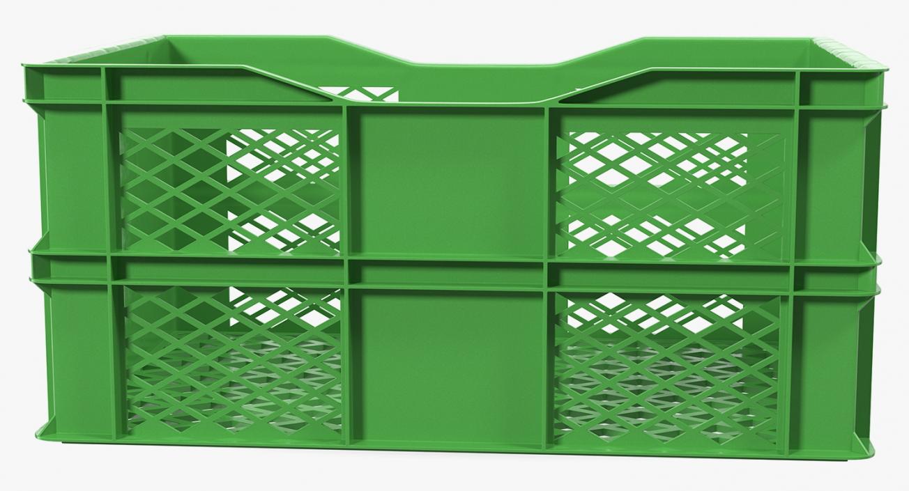 Large Plastic Crate 3D model