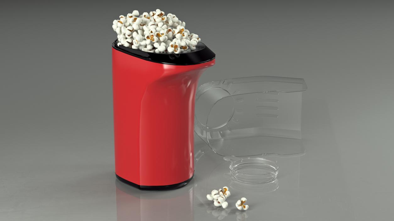 3D model Popcorn Maker Machine Dash Red