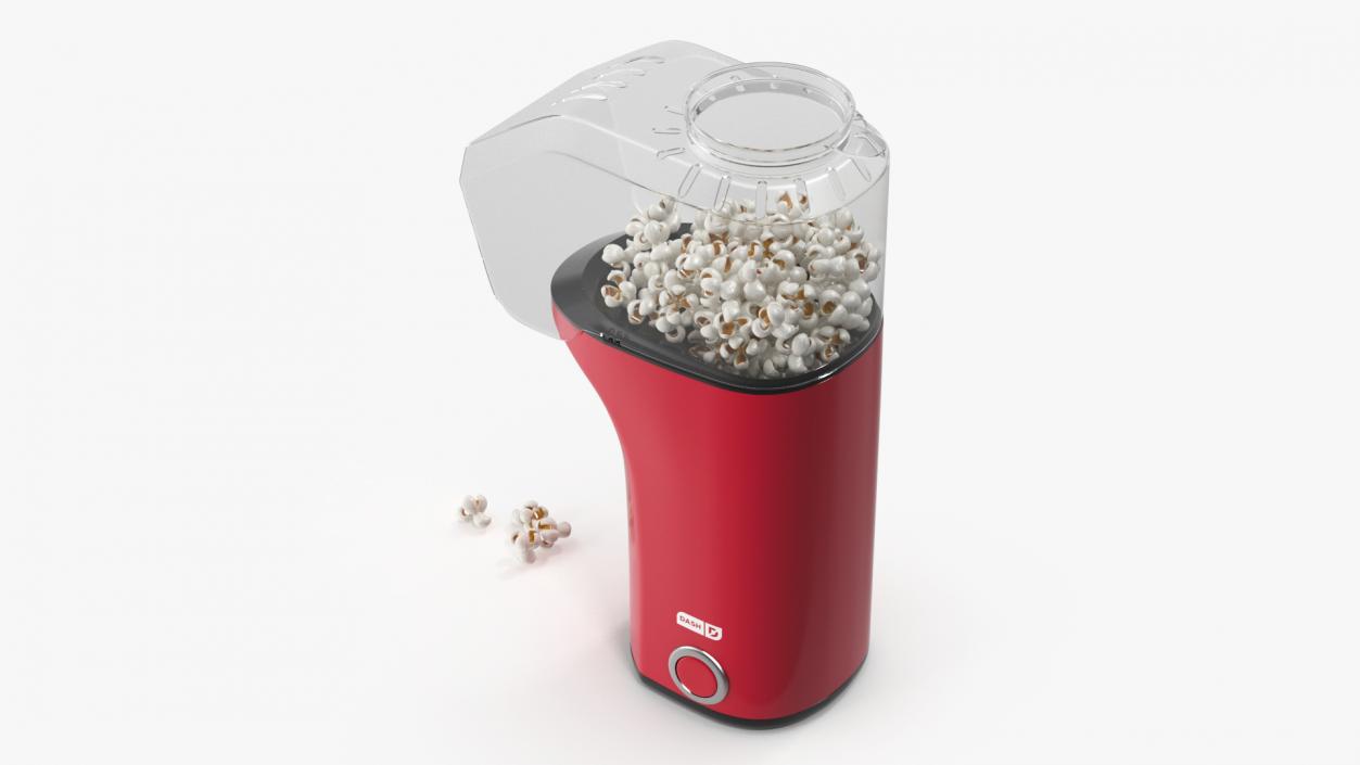 3D model Popcorn Maker Machine Dash Red