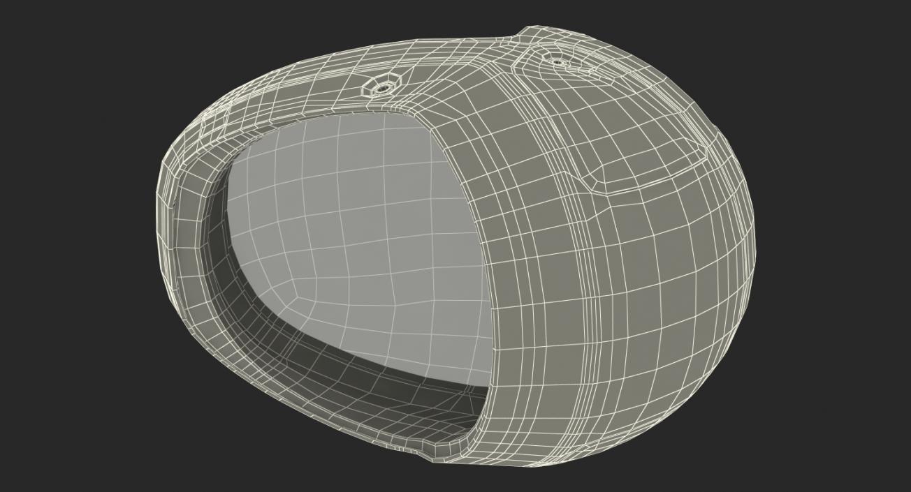 3D Futuristic Space Helmet model