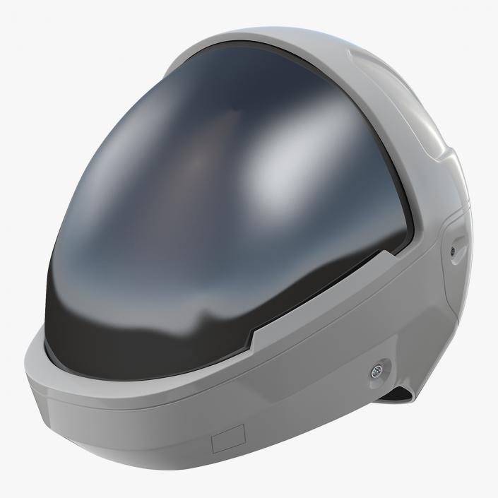 3D Futuristic Space Helmet model