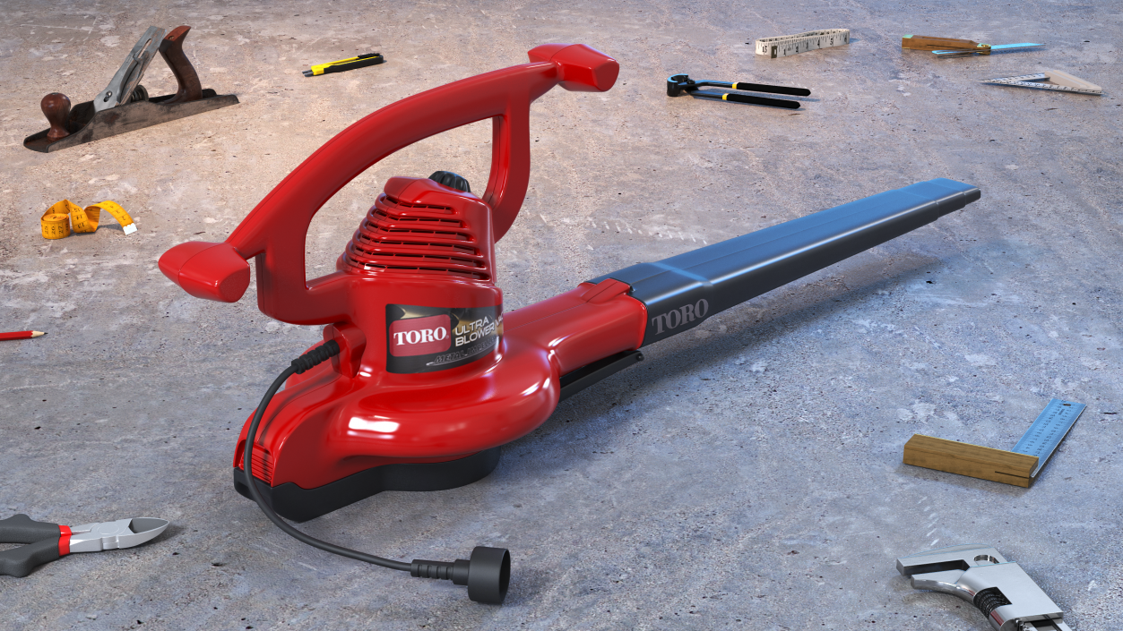 Electric Handheld Blower Toro 3D model