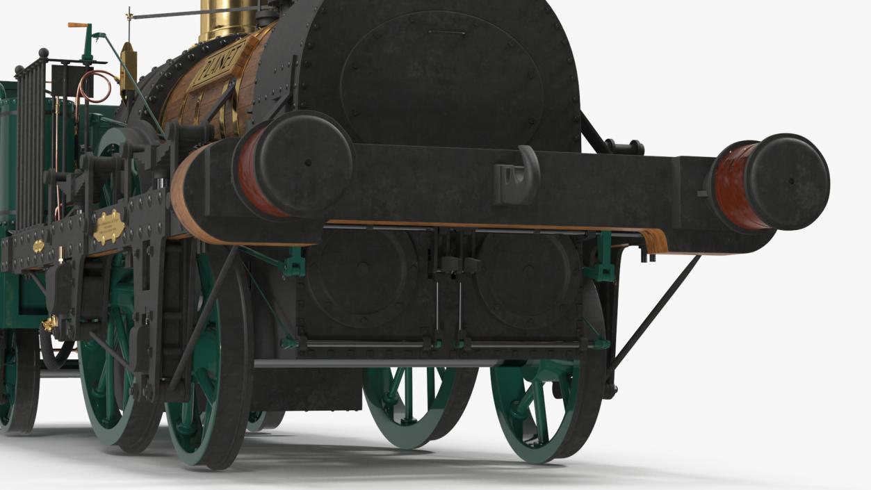 Locomotive  Planet by Robert Stephenson 1830 3D model