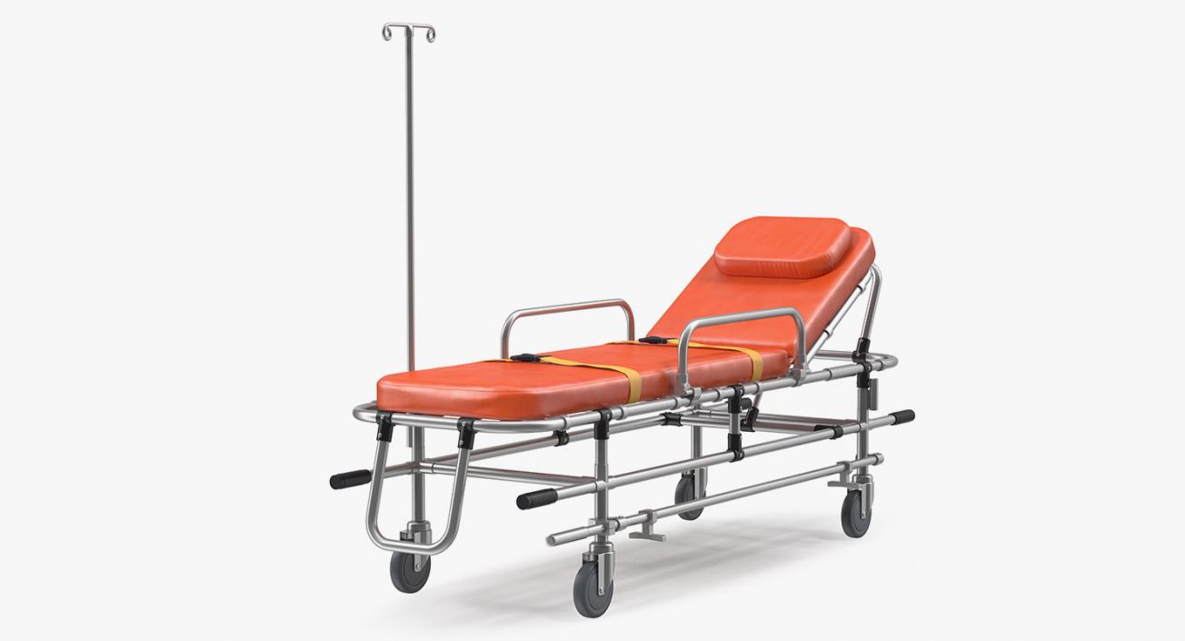 Ambulance Stretcher Trolley 3D