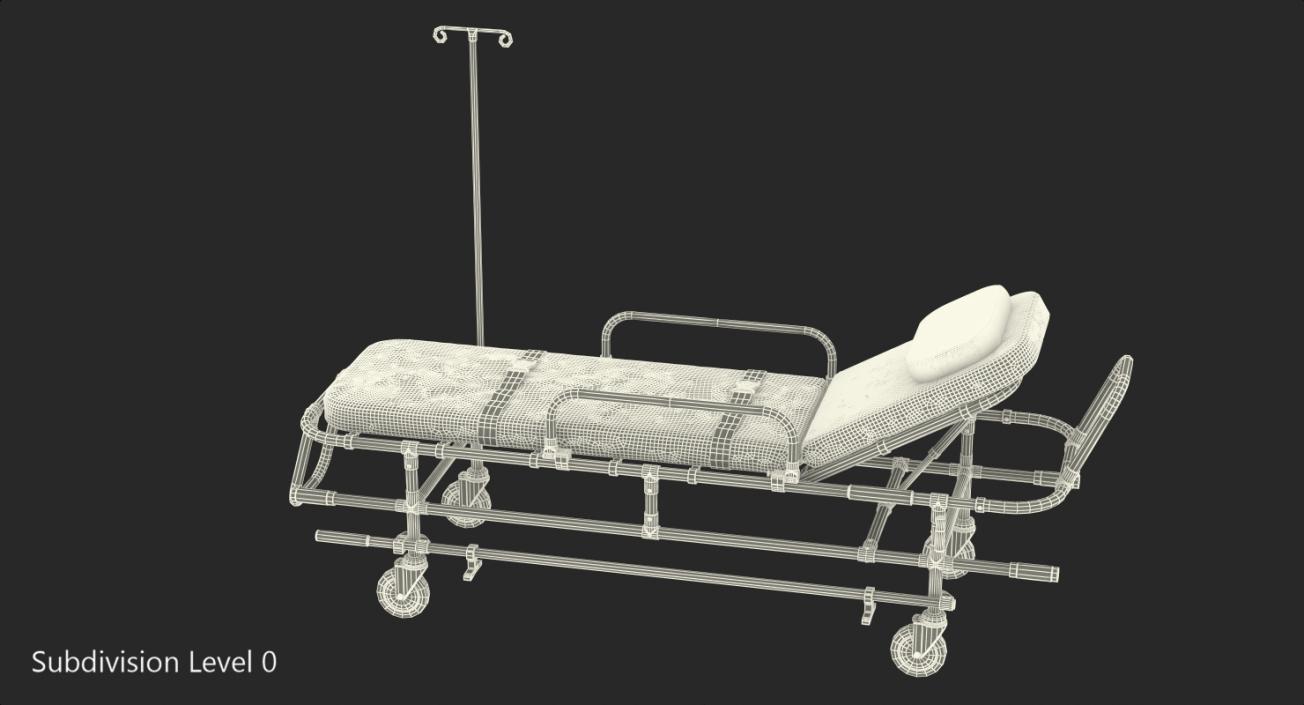 Ambulance Stretcher Trolley 3D