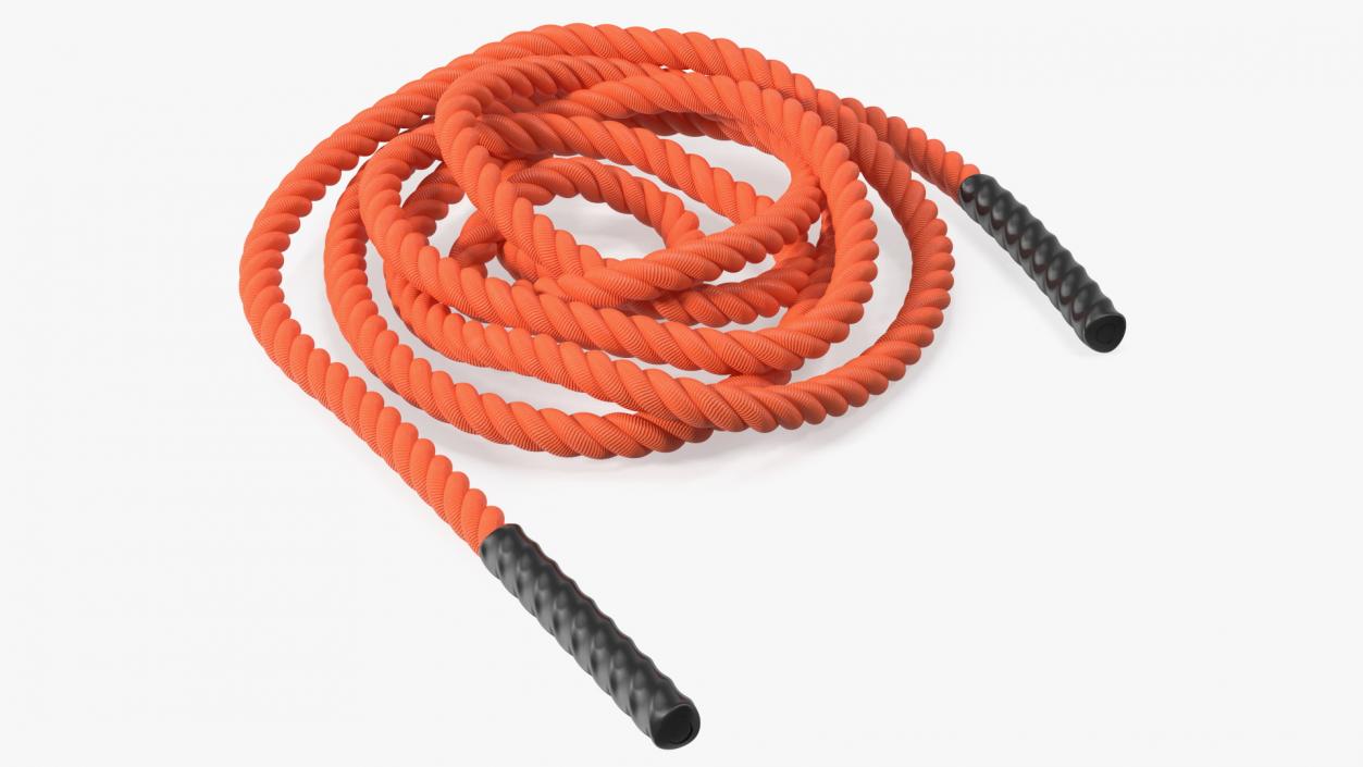 3D Fitness Battle Rope Orange