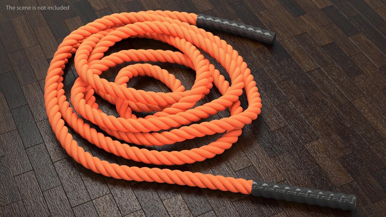 3D Fitness Battle Rope Orange