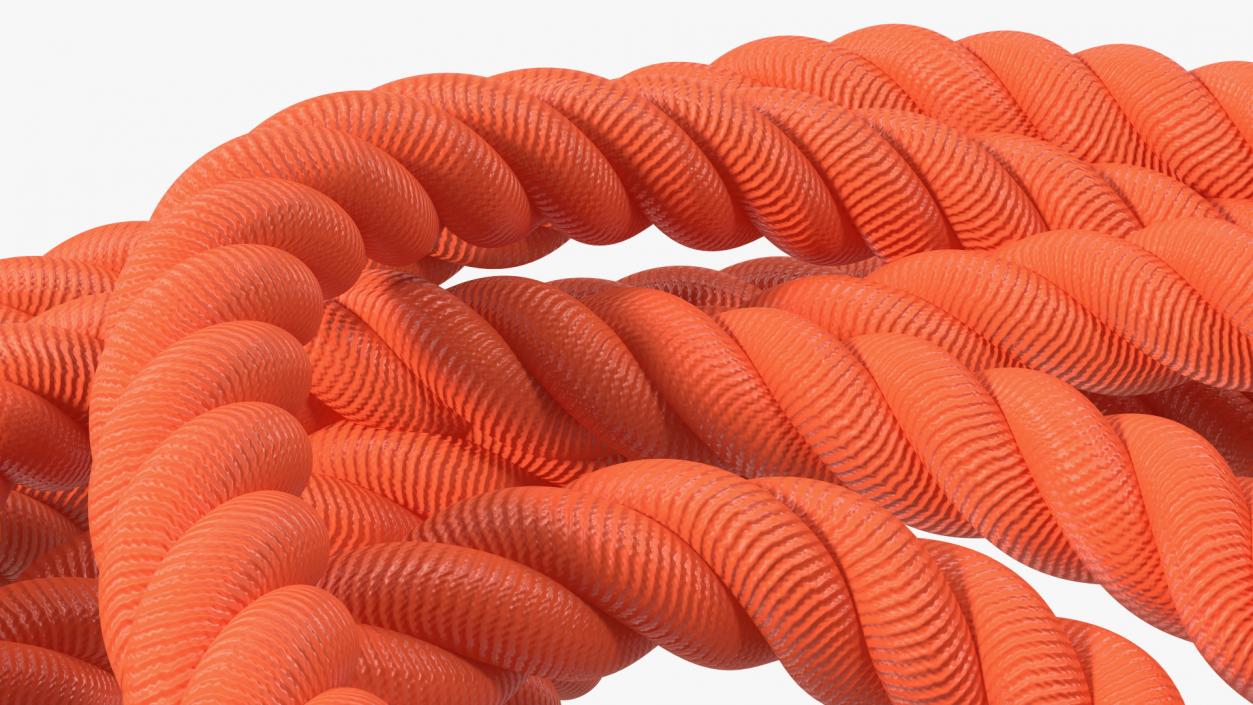 3D Fitness Battle Rope Orange