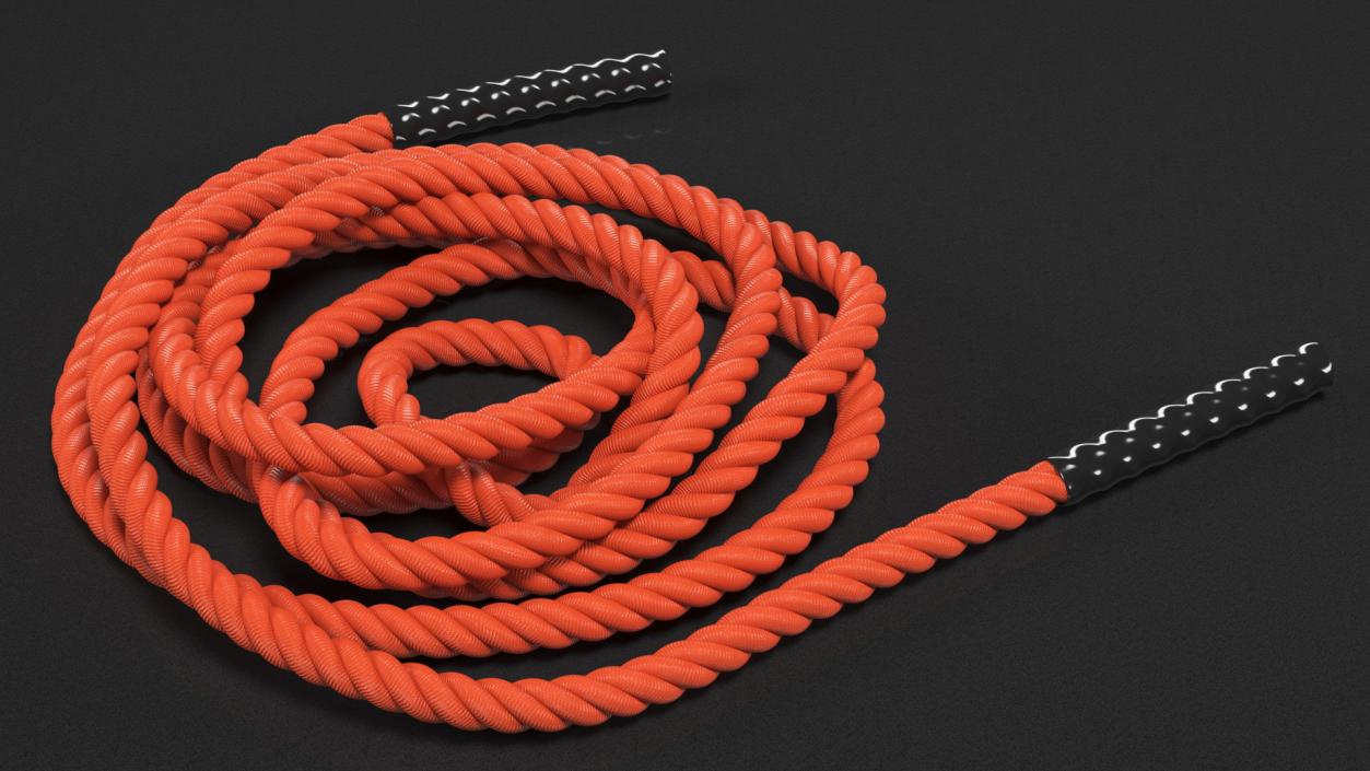 3D Fitness Battle Rope Orange