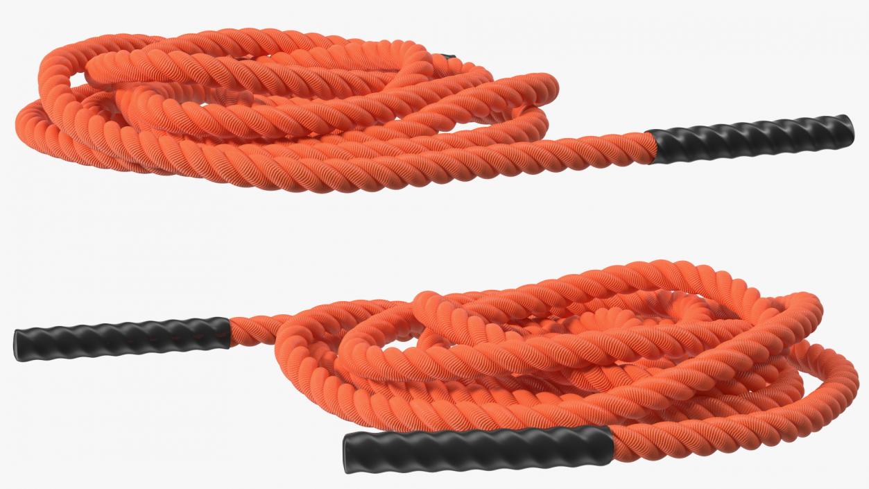 3D Fitness Battle Rope Orange