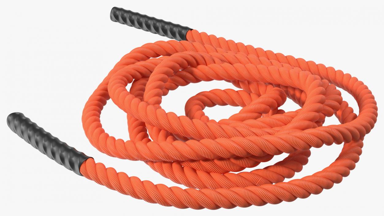 3D Fitness Battle Rope Orange