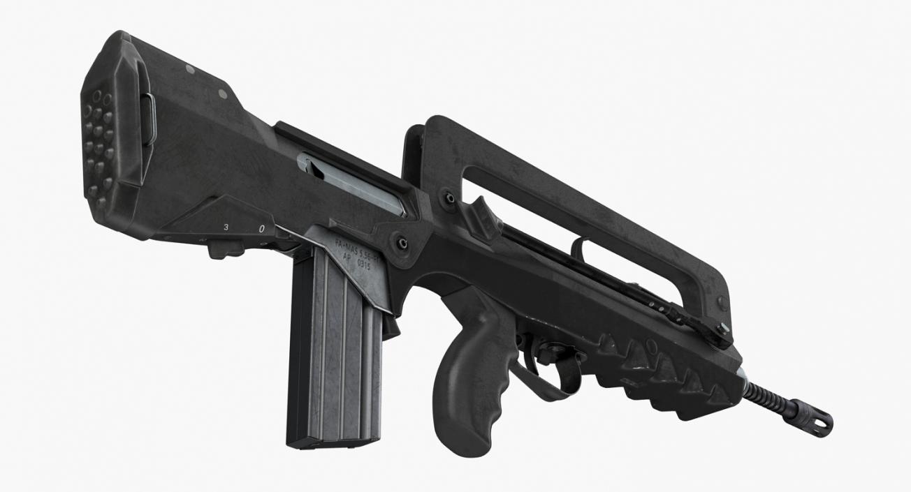 Assault Rifle FAMAS F1 3D