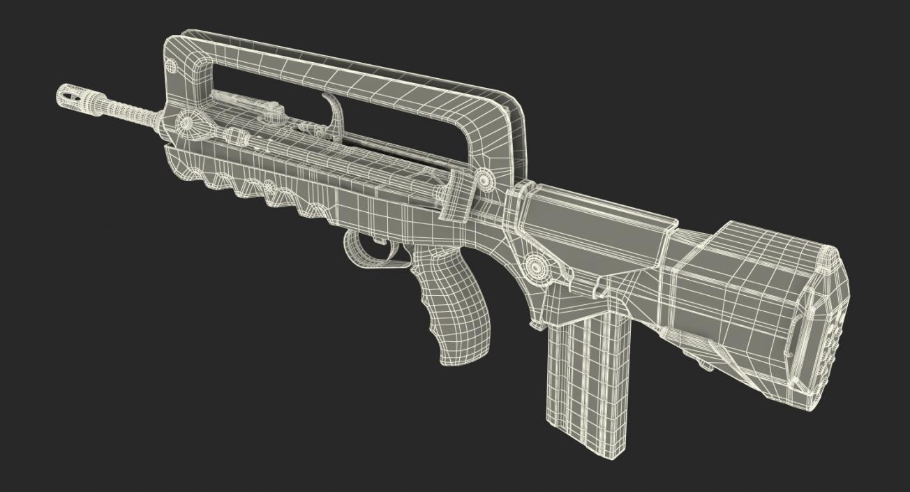 Assault Rifle FAMAS F1 3D