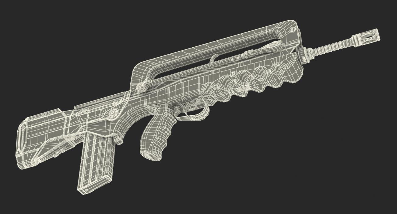 Assault Rifle FAMAS F1 3D