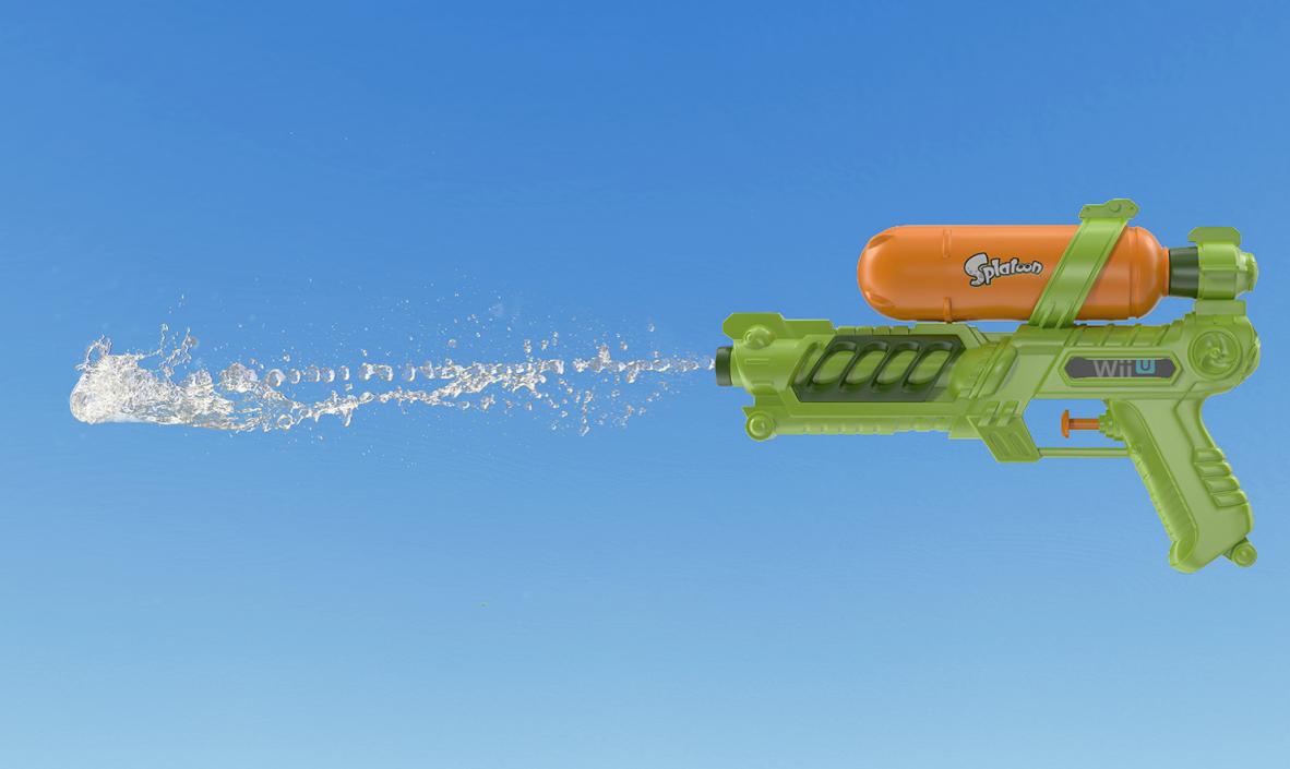 3D Splatoon Water Gun model