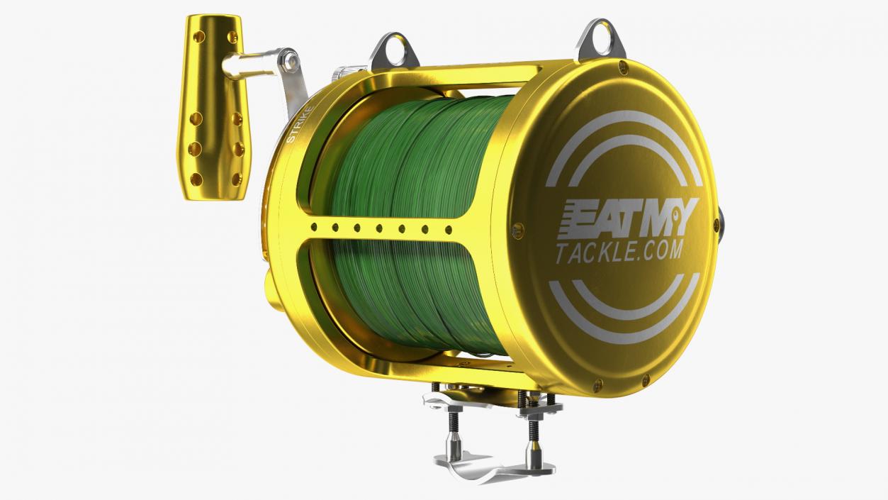 EatMyTackle 80 Wide 2Speed Fishing Reel 3D model