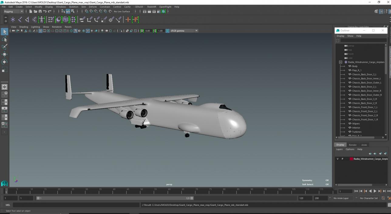 Giant Cargo Plane 3D