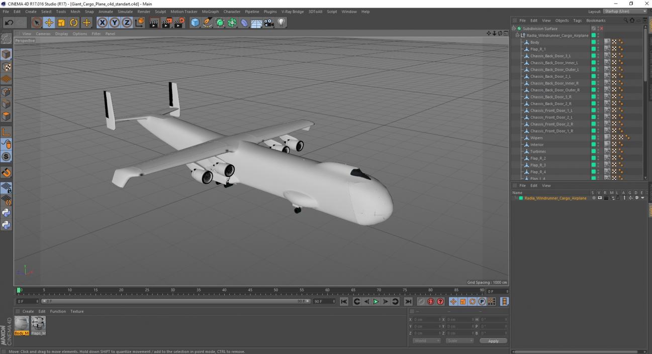 Giant Cargo Plane 3D