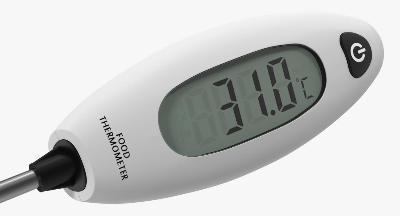 3D Digital Probe Cooking Thermometer model