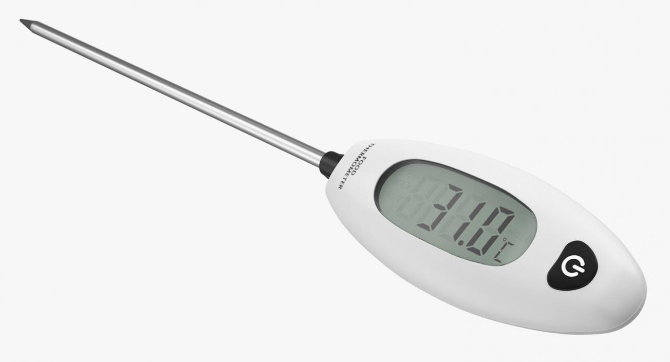 3D Digital Probe Cooking Thermometer model