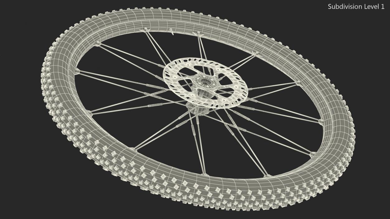 Front Wheel eBike 3D