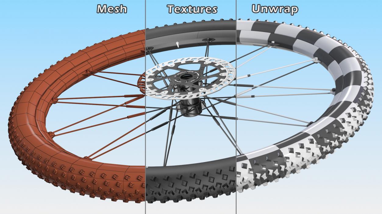 Front Wheel eBike 3D