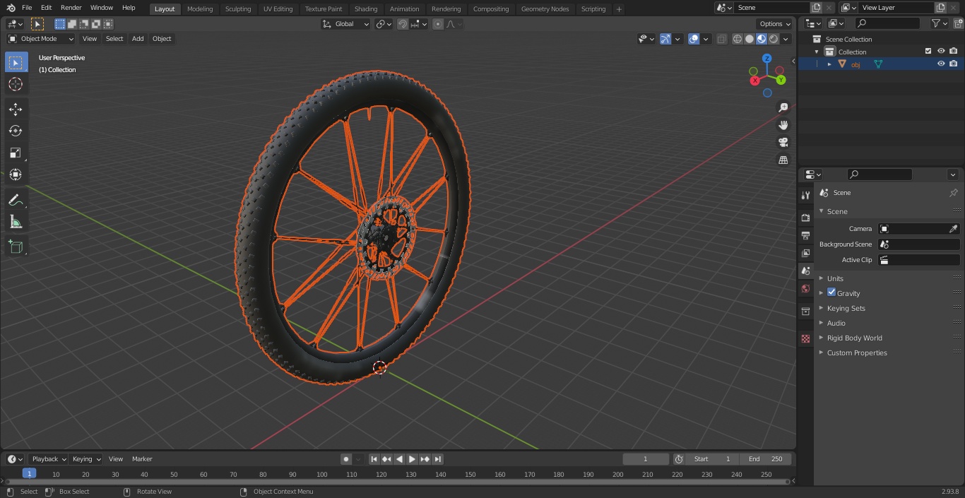 Front Wheel eBike 3D