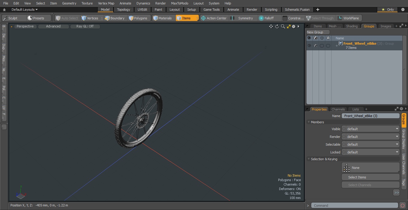 Front Wheel eBike 3D