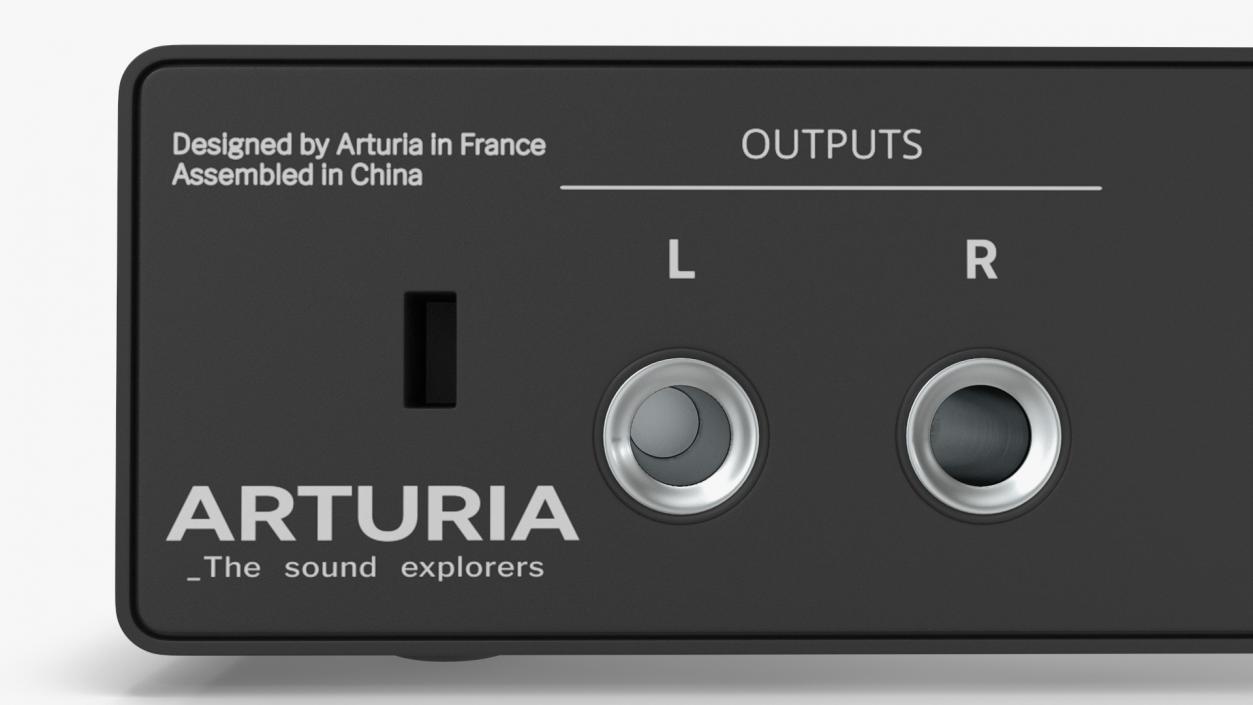 Arturia MiniFuse 1 USB Audio Interface Black 3D model