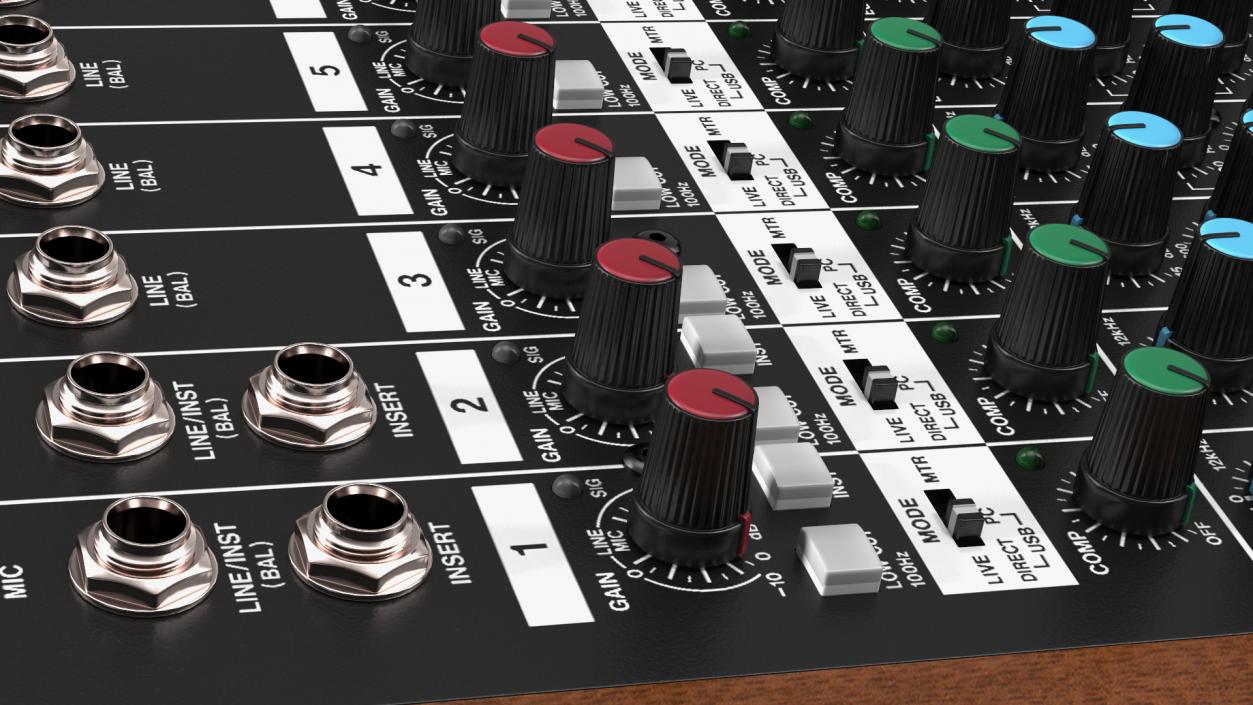 3D Analog Mixer Recorder