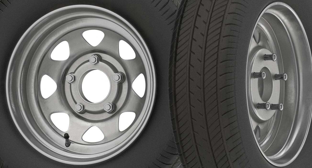 3D model Spare Car Wheel