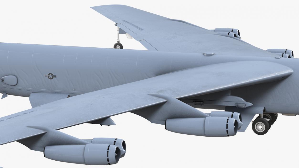 Boeing B52 Stratofortress Strategic Bomber 3D