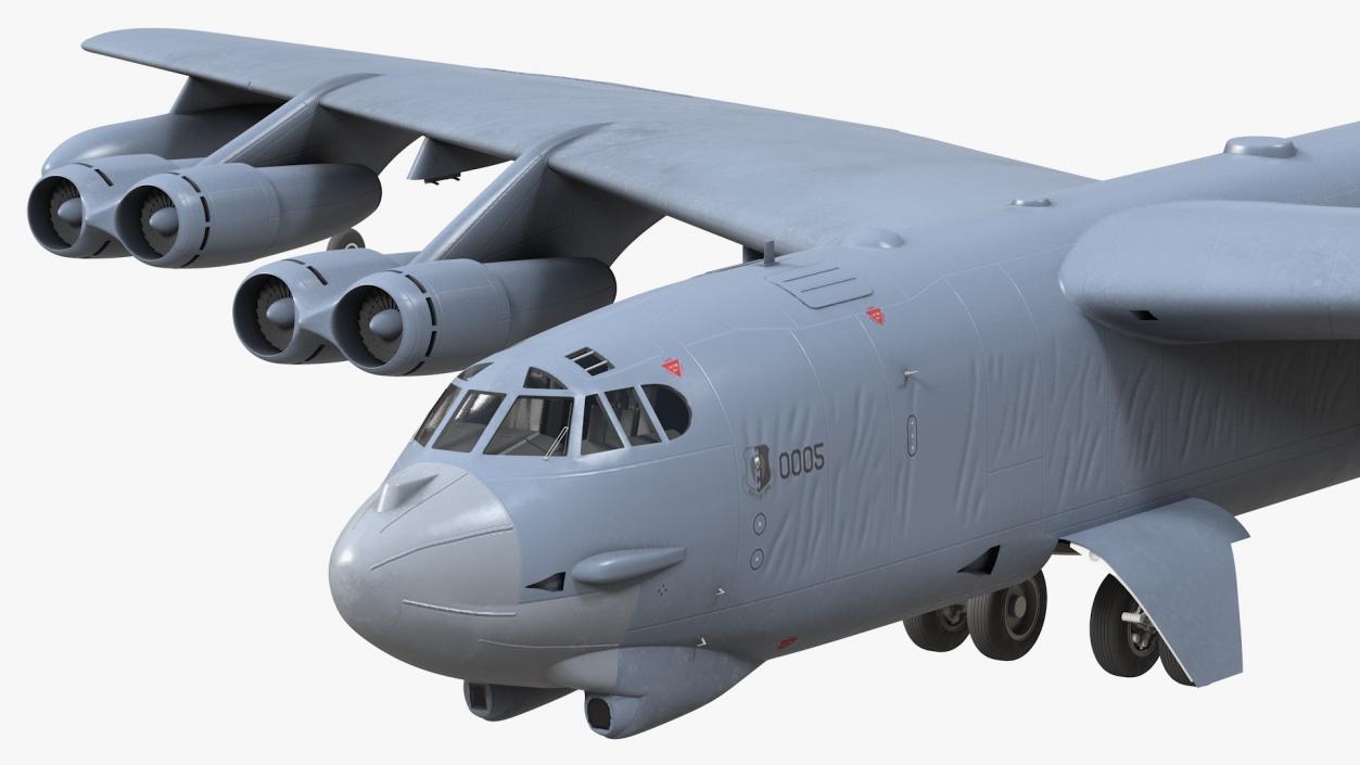 Boeing B52 Stratofortress Strategic Bomber 3D