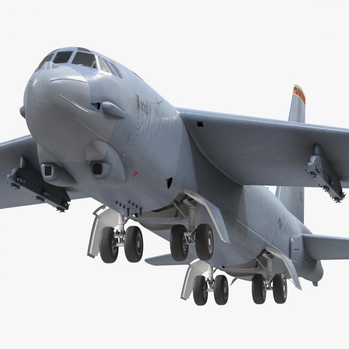 Boeing B52 Stratofortress Strategic Bomber 3D