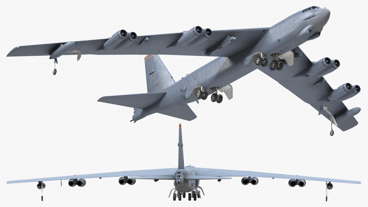 Boeing B52 Stratofortress Strategic Bomber 3D