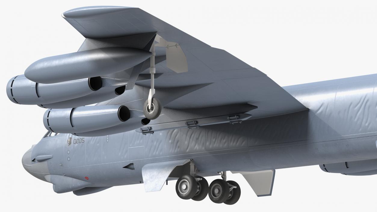 Boeing B52 Stratofortress Strategic Bomber 3D